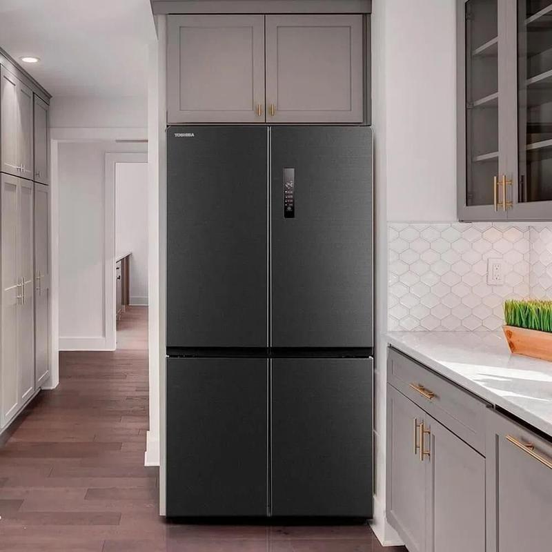 Refrigerador Toshiba French Door Convertzone Frost Free Inox 638L
